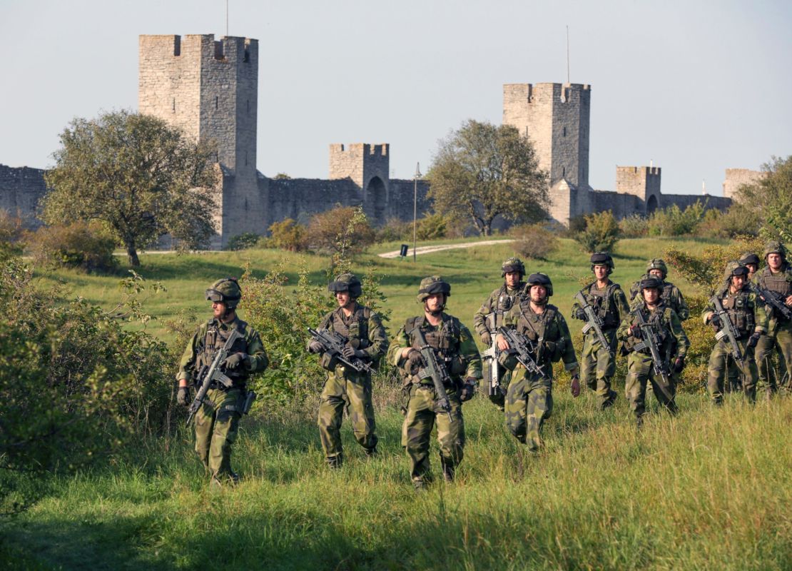 Sweden's Baltic Sea island of Gotland is once again home to a permanent military presence.