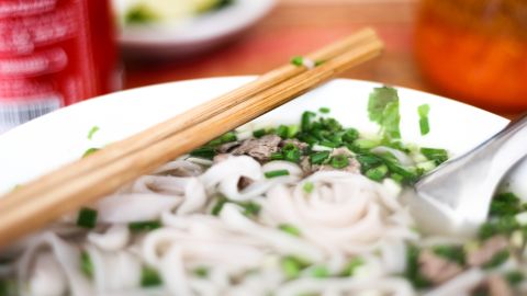 Pho is a noodle soup and a pillar of Vietnamese cooking.