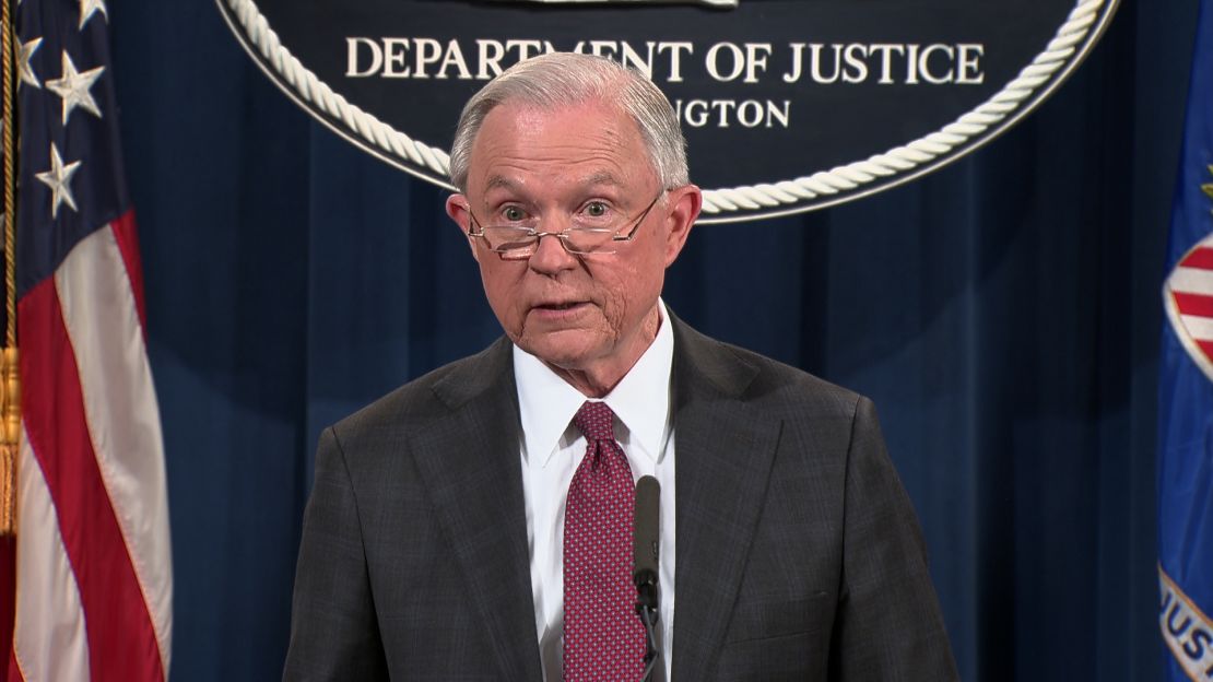 Attorney General Jeff Sessions announces his recusal.