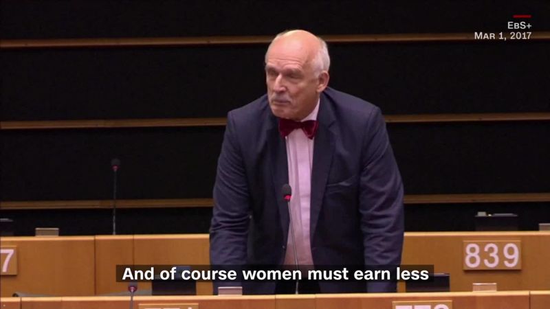 Women Less Intelligent Than Men Polish Politician Janusz Korwin Mikke Says Cnn 9597