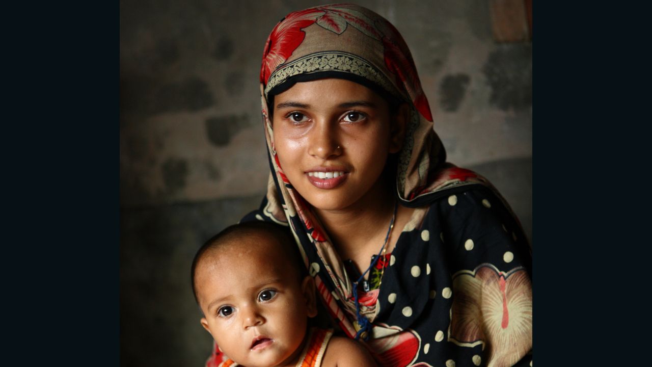 Sonamoni, pictured in 2013, married her husband when she was 8, according to UNICEF. 