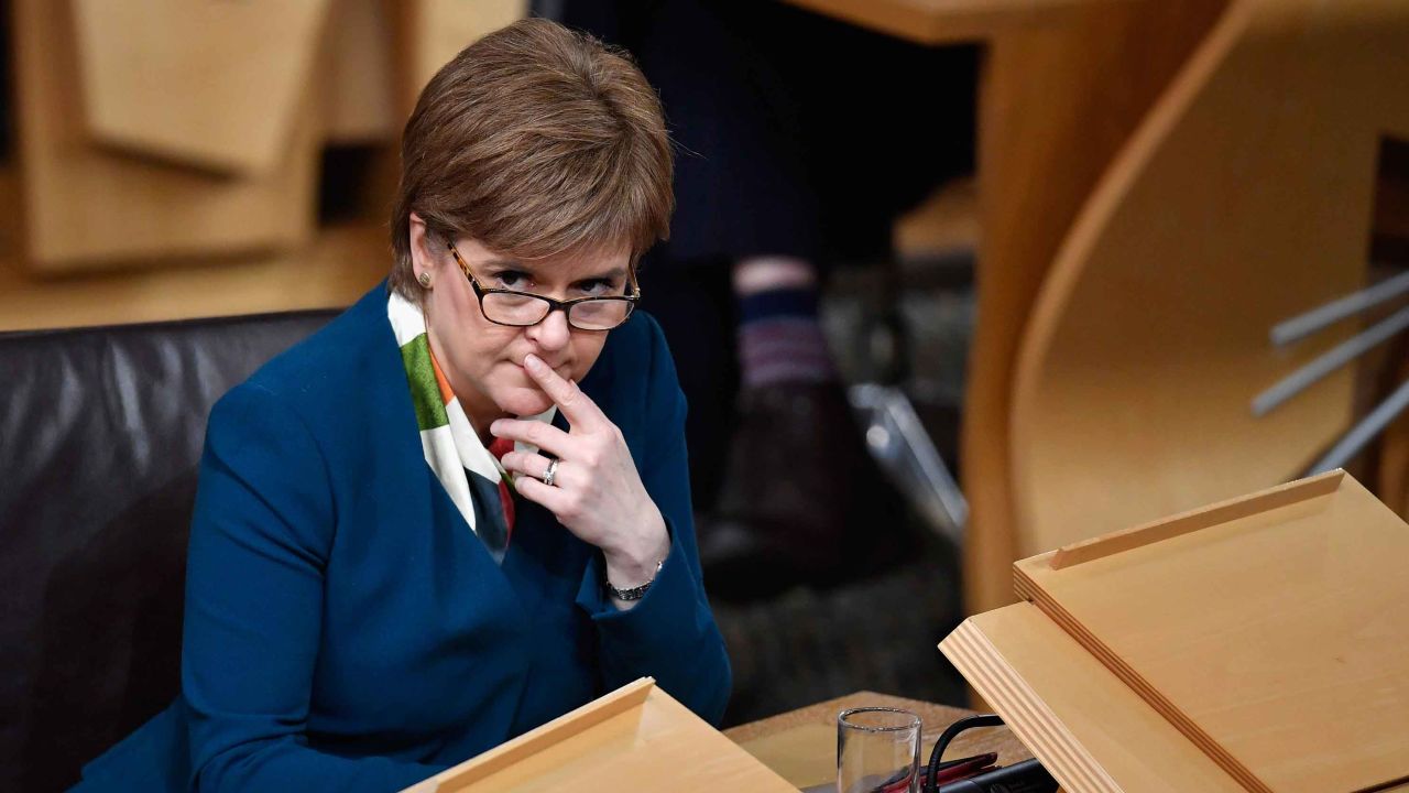 Sturgeon at debate to keep Scotland in the European single market at Scottish Parliament.
