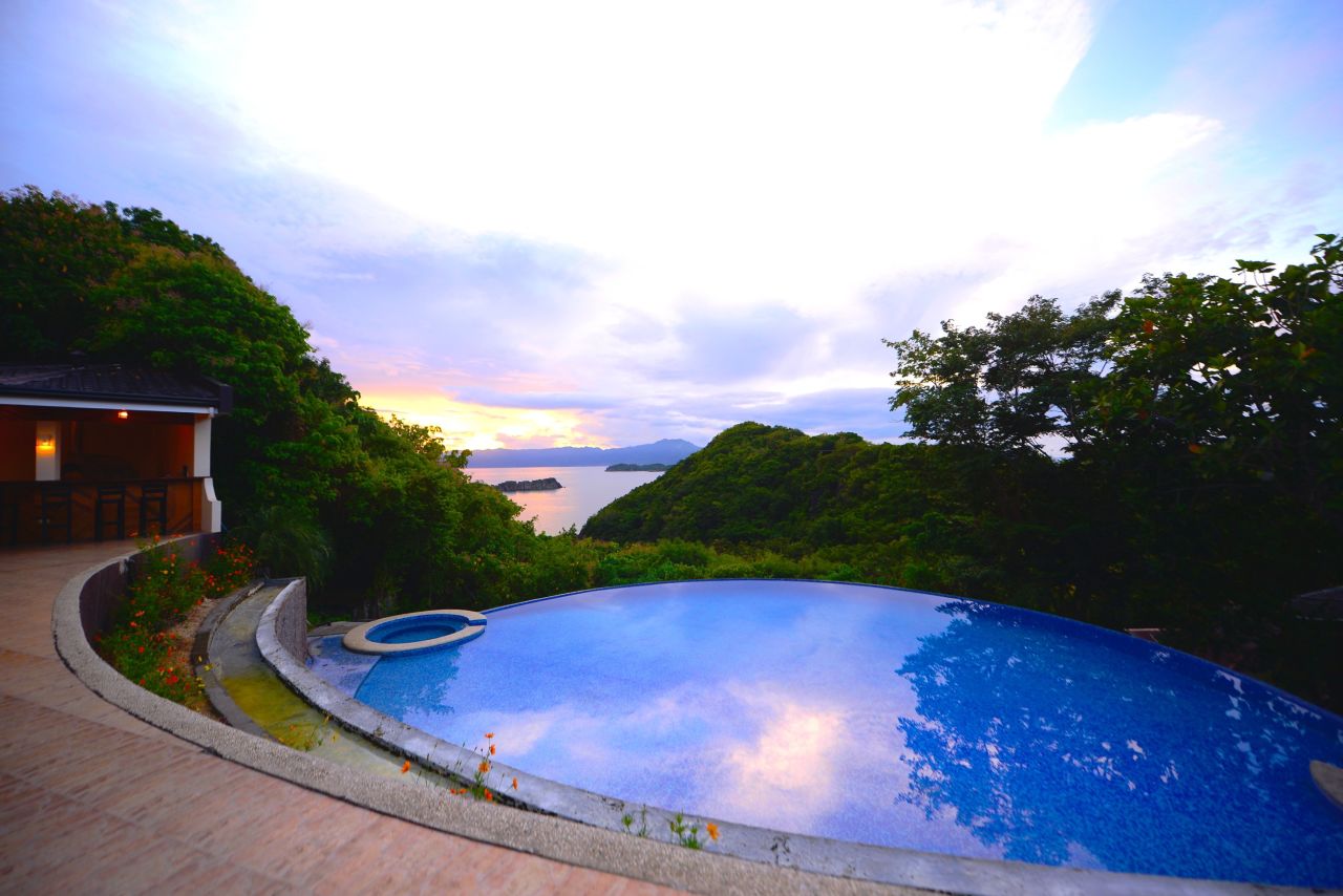 <strong>Tugawe Cove Resort, Caramoan Island:</strong> Built along a hillside above Lauing Bay on Caramoan Island, the elevated outpost offers panoramic views of Sombrero, Loto and Litao islands in the distance.