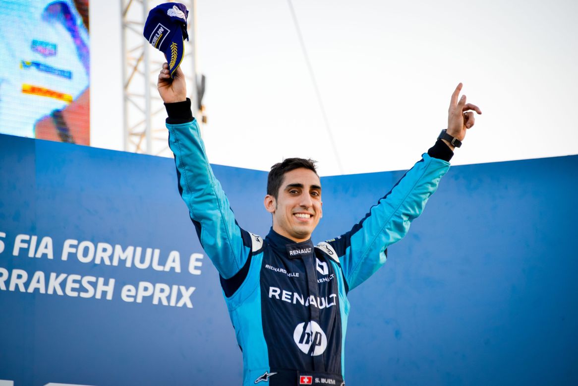 Buemi continued his 100% start to the season with victory in Marrakech. 