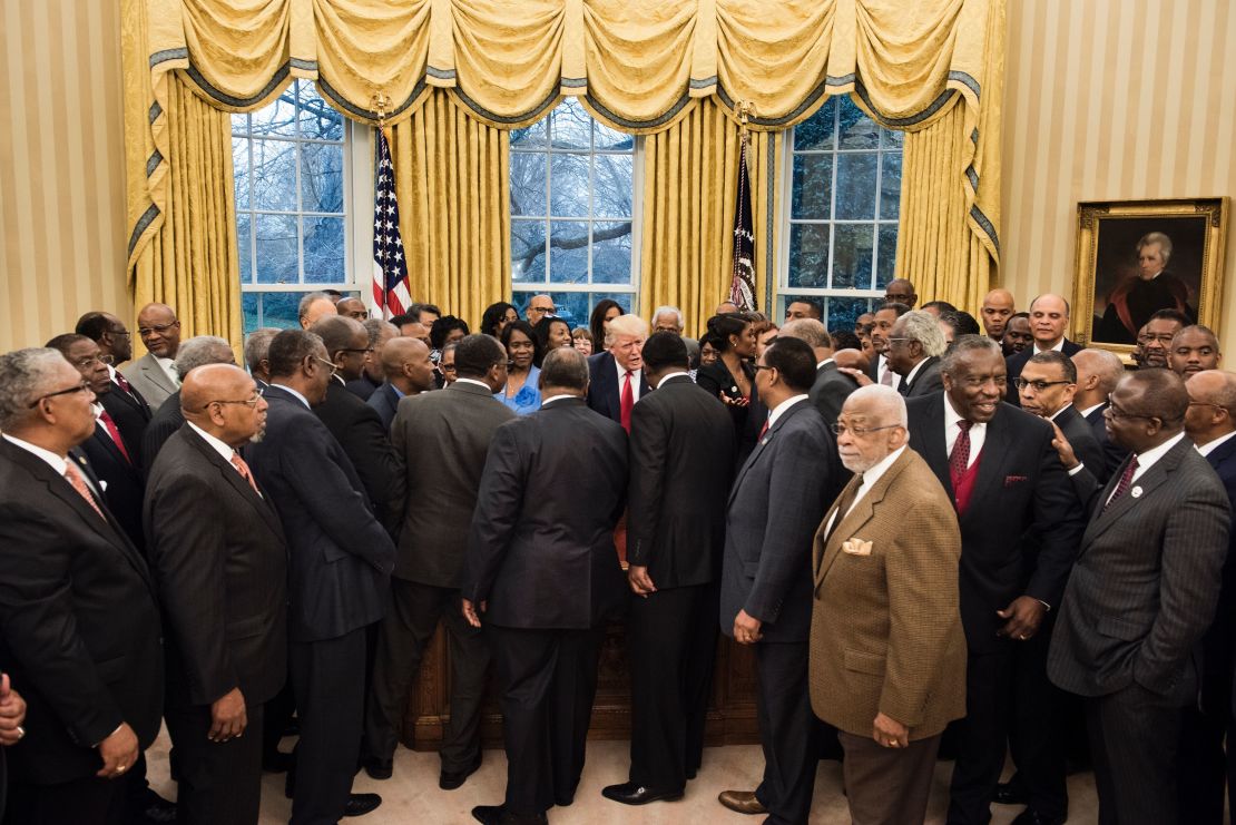 Trump meets with HBC leaders 1