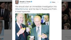 trump russia schumer puting tweet picture