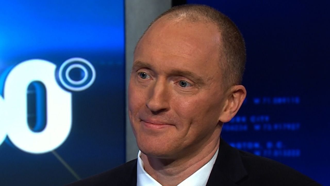 Former Trump Adviser Carter Page Says He Didnt Disclose Russian Spy