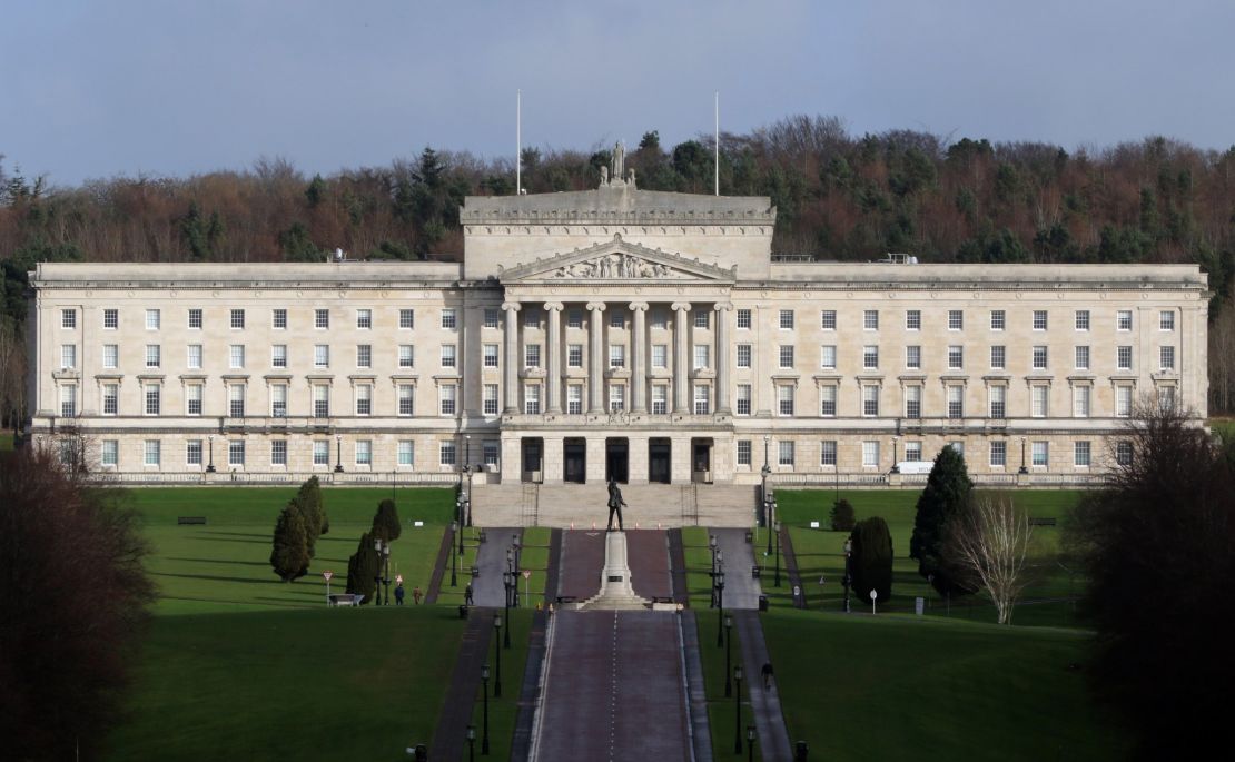 The Parliament Buildings at Stormont in Belfast.