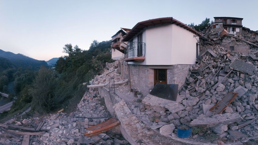 italy earthquake VR