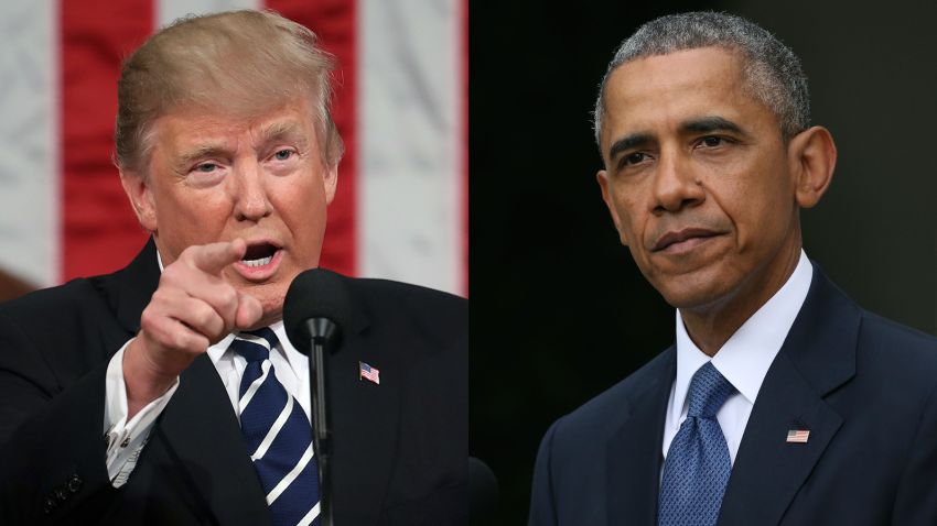 Trump Obama Split