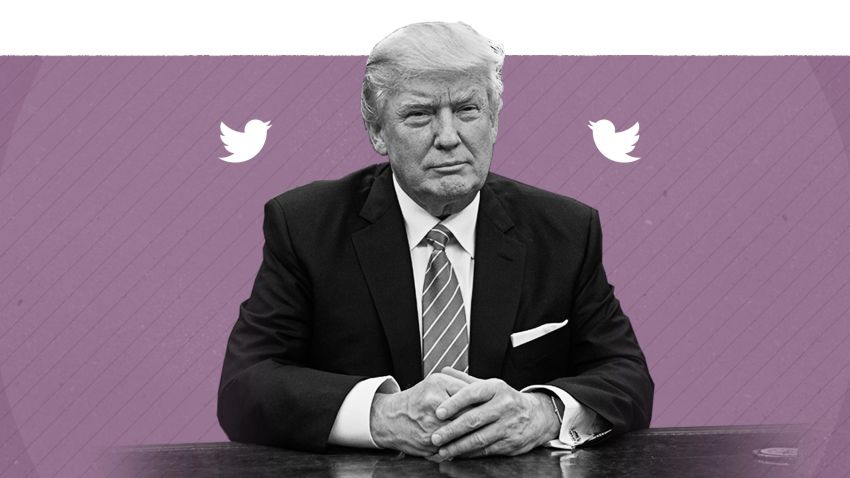 Trump tweet illustration