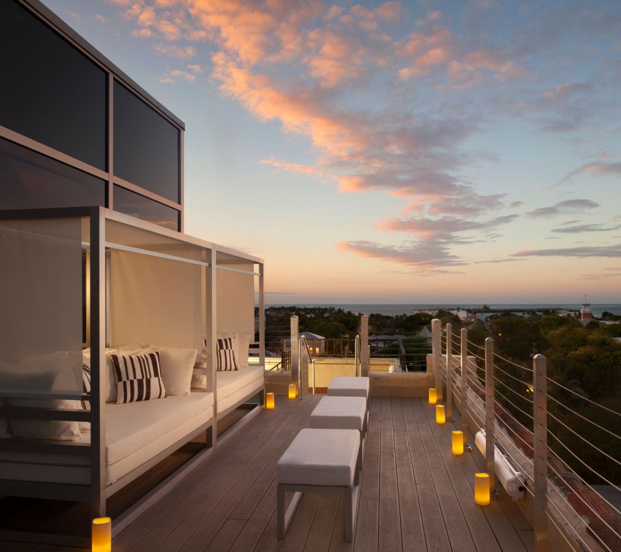 The rooftop spa at La Concha hotel offers treatment rooms and terraces with fabulous views.