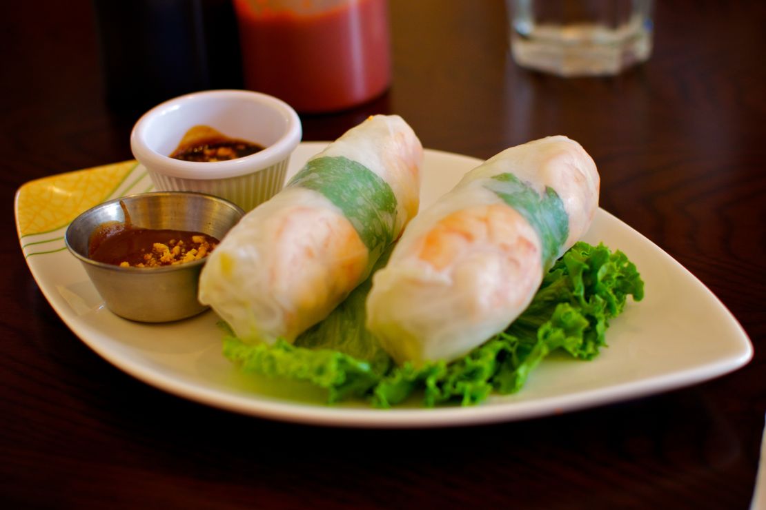 Summer rolls: Light, refreshing and wholesome. 