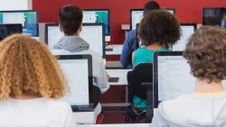Student smiling at camera in computer class at the college
Stock photo ID: 253355479
Signed model release on file with Shutterstock, Inc.