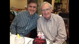 Doug Rider with dad Ray, who was diagnosed with Alzheimer's 10 years ago.