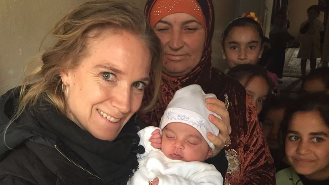CNN's Arwa Damon meets the latest addition to Mattar's family,  Arwa, the baby named after her.
