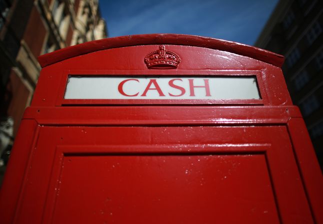 <strong>Cash point: </strong>Several phone boxes in London have become ATMs.