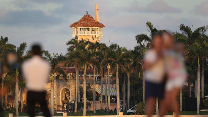 WEST PALM BEACH, FL - FEBRUARY 11:  The Mar-a-Lago Resort is seen where President Donald Trump is hosting Japanese Prime Minister Shinzo Abe on February 11, 2017 in West Palm Beach, Florida. The two are scheduled to get in a game of golf as well as discuss trade issues.  (Photo by Joe Raedle/Getty Images)