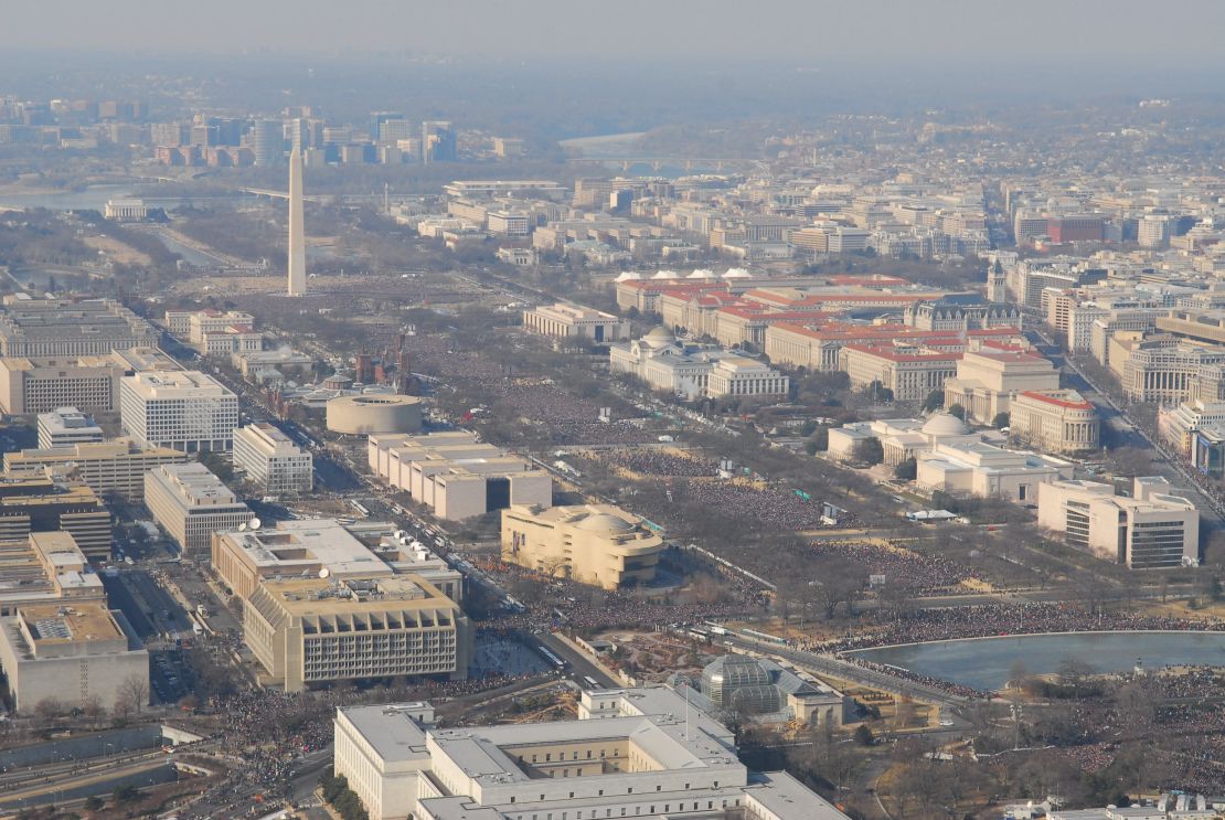 Barack Obama's inauguration, 2009.
