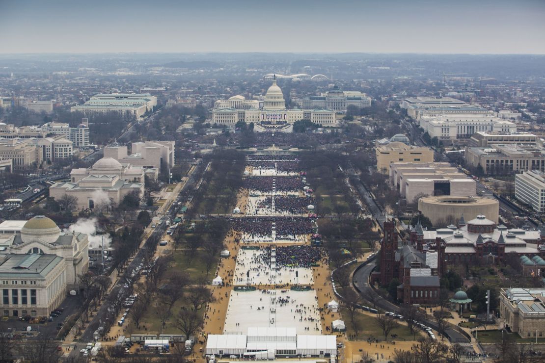 Donald Trump's inauguration, 2017.