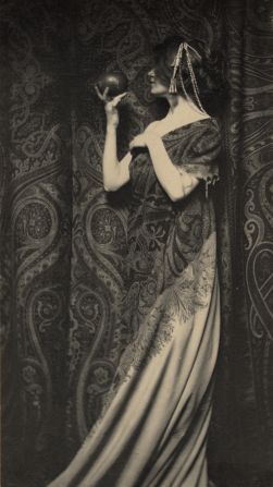Ben-Yusuf's work also included fine art photography and photo illustrations for various publications. This piece, "The Odor of Pomegranates," was created in 1899. Ben-Yusuf "was in the vanguard of women who became professional photographers as magazines reached massive circulation figures and photographs supplanted drawn illustration art," <a href="index.php?page=&url=https%3A%2F%2Fwww.loc.gov%2Frr%2Fprint%2Fcoll%2Fwomphotoj%2Fben-yusufessay.html" target="_blank" target="_blank">according to the Library of Congress.</a>