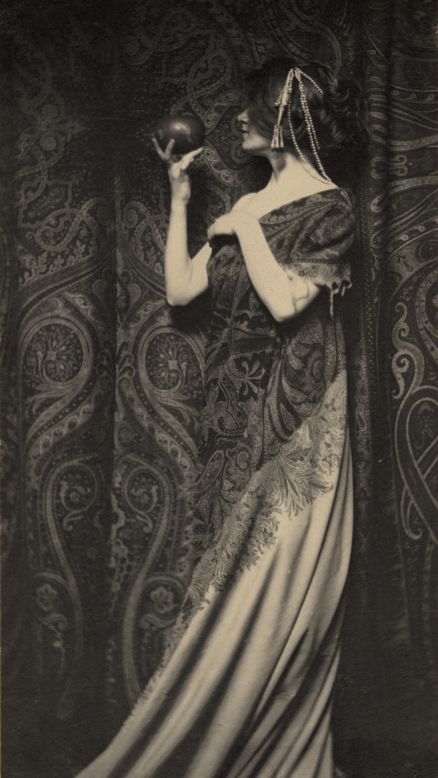 Ben-Yusuf's work also included fine art photography and photo illustrations for various publications. This piece, "The Odor of Pomegranates," was created in 1899. Ben-Yusuf "was in the vanguard of women who became professional photographers as magazines reached massive circulation figures and photographs supplanted drawn illustration art," <a href="https://www.loc.gov/rr/print/coll/womphotoj/ben-yusufessay.html" target="_blank" target="_blank">according to the Library of Congress.</a>