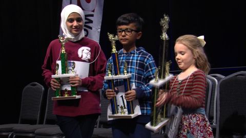 Edith Fuller, right, who won a regional spelling bee, will compete with teens up to three times her age. 