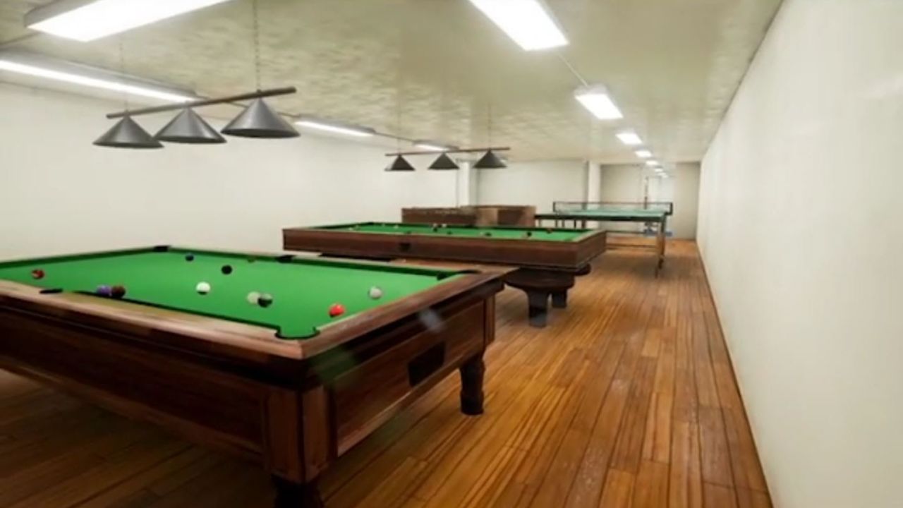 Rising S Company offers several high-end models, including the Aristocrat, which is priced at $8.35 million. The design incorporates a game room, bowling alley, gun range, garage, and pool.
