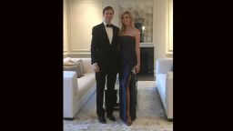 Ivanka Trump shares a photo of her and husband, Jared Kushner, after attending the Governor's Dinner in Washington on February 26, 2017. 
