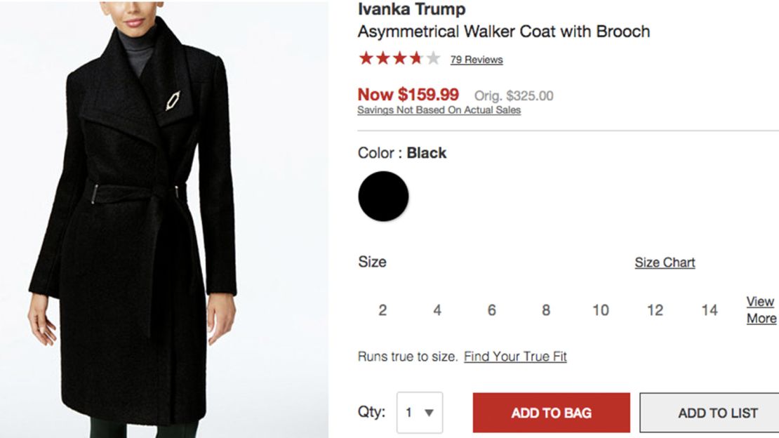 Ivanka Macys Coat