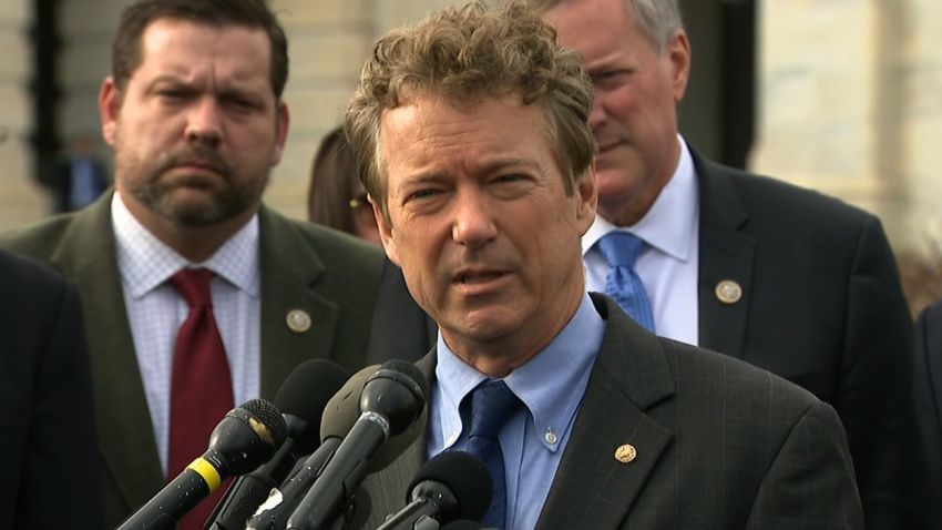 rand paul healthcare presser still march 7