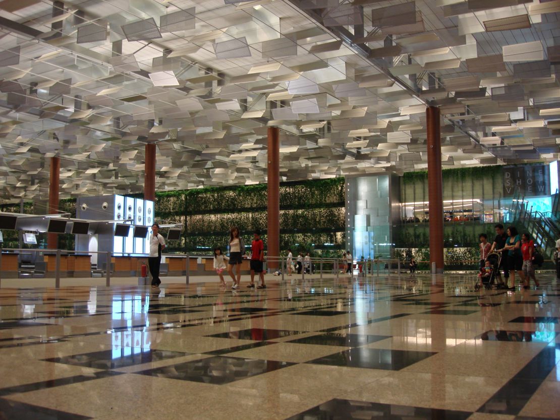 Singapore's airport is one of the world's busiest.