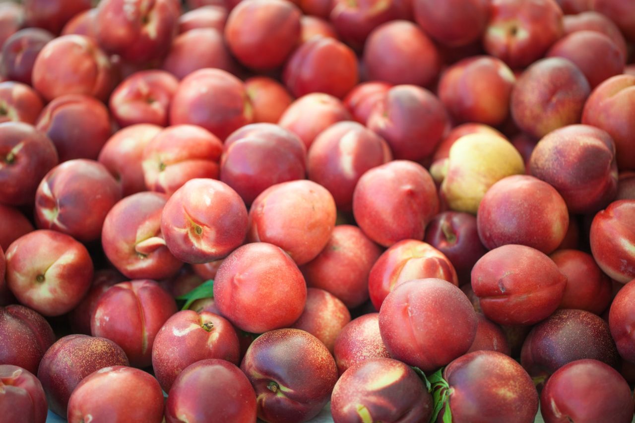 Nectarines are fourth on the list this year. More than 90% of samples of strawberries, apples, cherries, spinach, nectarines and leafy greens tested positive for residues of two or more pesticides.