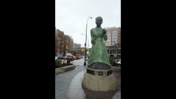 The Harriet Tubman Memorial Sculpture in Harlem, NYC