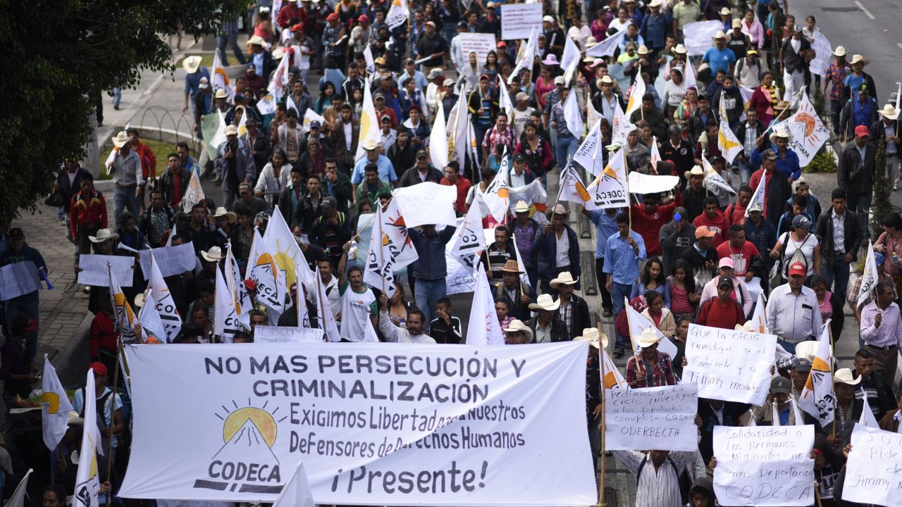 Guatamalan protesters demand the resignation of President Jimmy Morales for "his inability to govern" and possible acts of corruption.