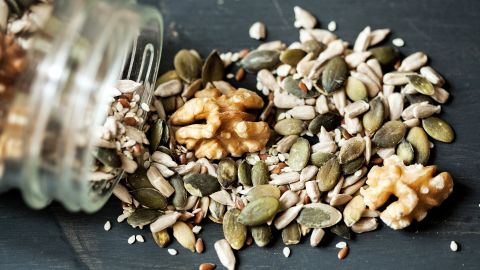 Nuts and seeds are high-protein foods that naturally come in nutrient-dense forms. The recommendation for healthy eating includes 5.5 ounces of protein-rich foods, such as walnuts, each day. Not eating enough nuts and seeds led to an estimated 8.5% of diet-related cardiometabolic deaths in 2012. 