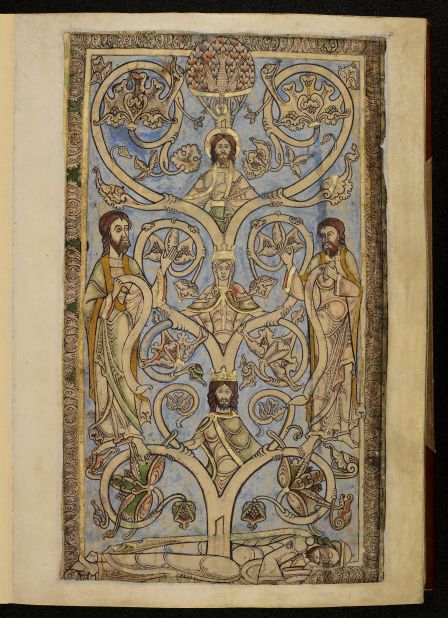There are 12 manuscripts of the so-called Oxford Psalter from the 12th to 13th centuries, according to the authors. The Winchester Psalter, with an extensive cycle of images, is the most splendid copy of these English manuscripts.  