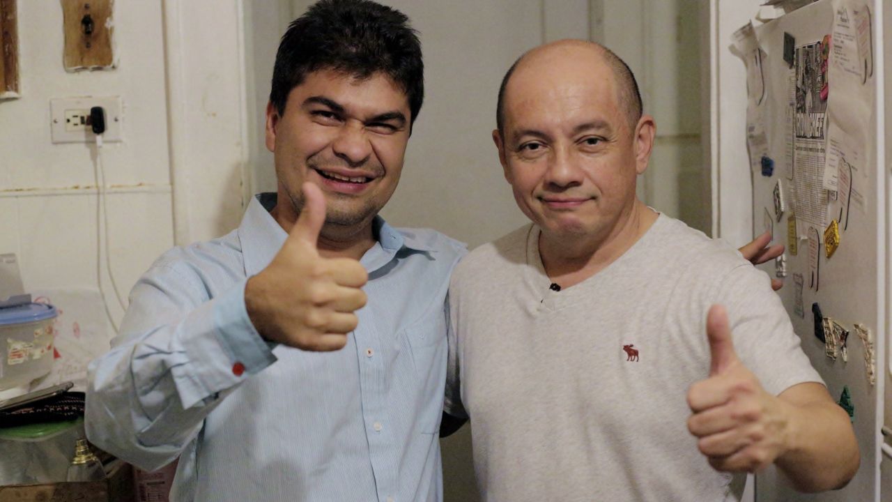 While in New York, 2016 CNN Hero of the Year Jeison Aristizábal made a special visit to Jorge Munoz, a fellow Colombian and 2009 Top 10 CNN Hero.