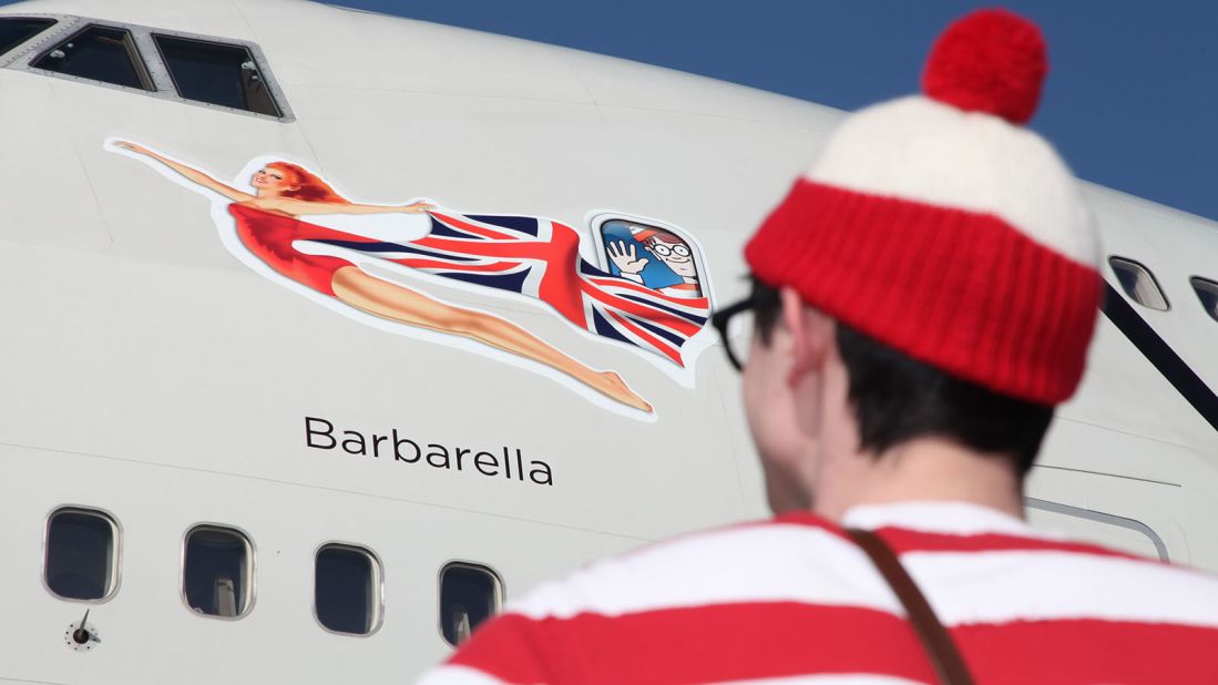 <strong>Virgin Atlantic -- 'Where's Waldo?': </strong>Virgin Atlantic marked the 25th anniversary of "Where's Waldo?" with a special livery. 