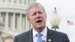 Rep. Mark Meadows (R-NC) speaks about Obamacare repeal and replacement while members of the House Freedom Caucus during a news conference on Capitol Hill, on March 7, 2017 in Washington, DC. 