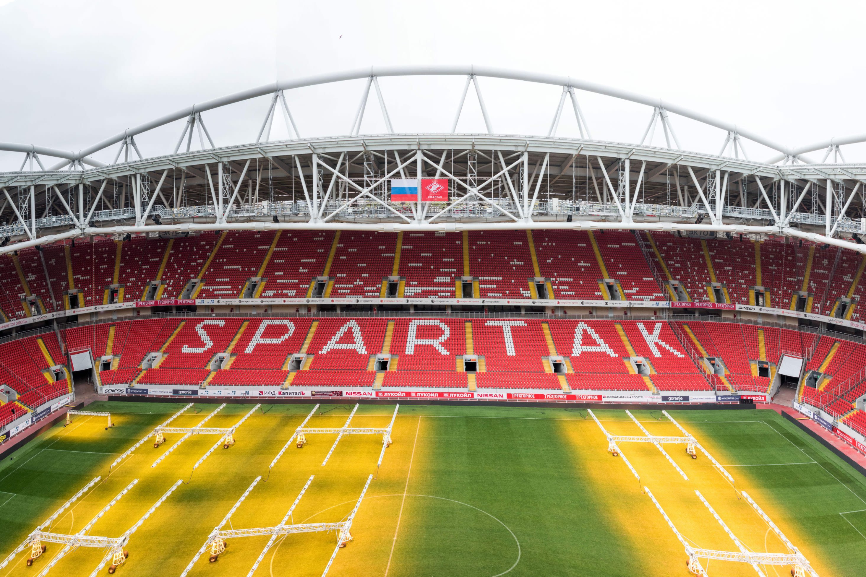 The homeground of Spartak Moscow Otkrytie Arena or Spartak Stadium