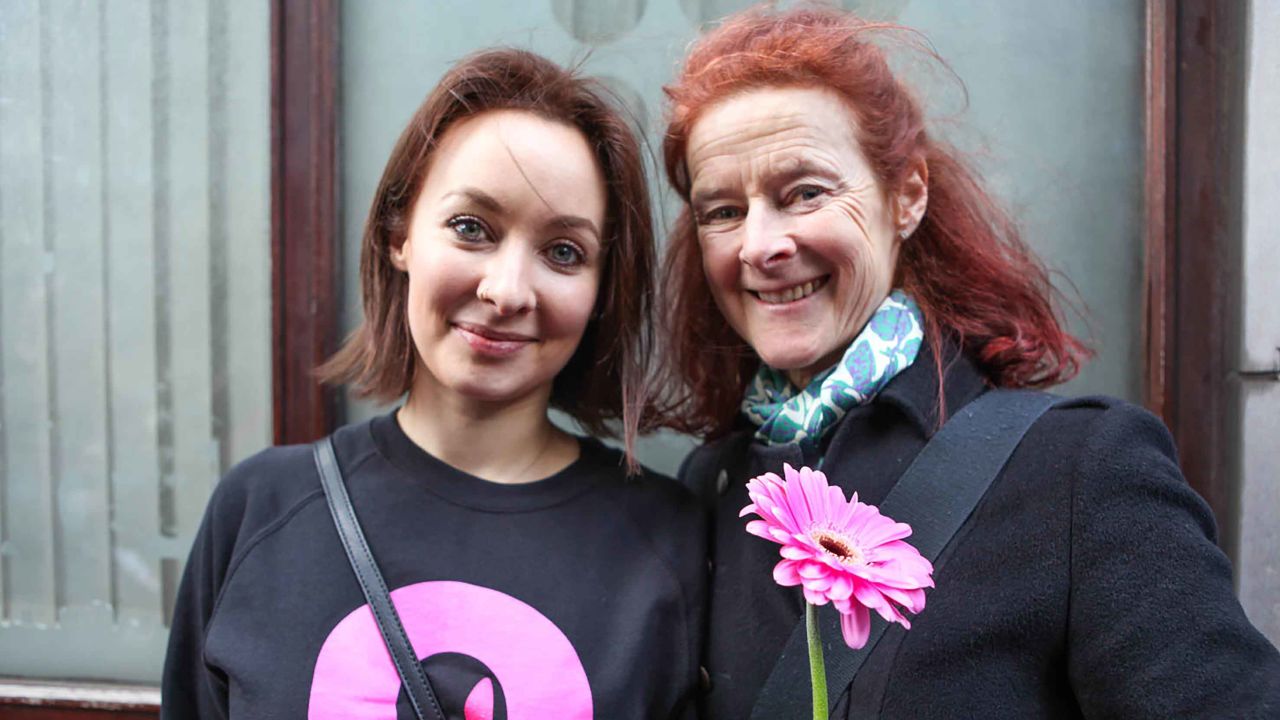 Julie Rowan, 50, and her daughter Emilia, 30, from Dublin.