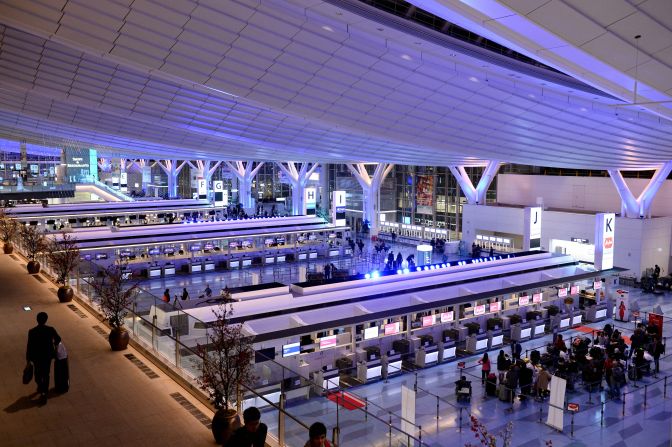 <strong>5. Tokyo's Haneda International Airport, Japan:</strong> More than 79 million passengers last year, nearly 6% up from 2015, kept Haneda in fifth place.  