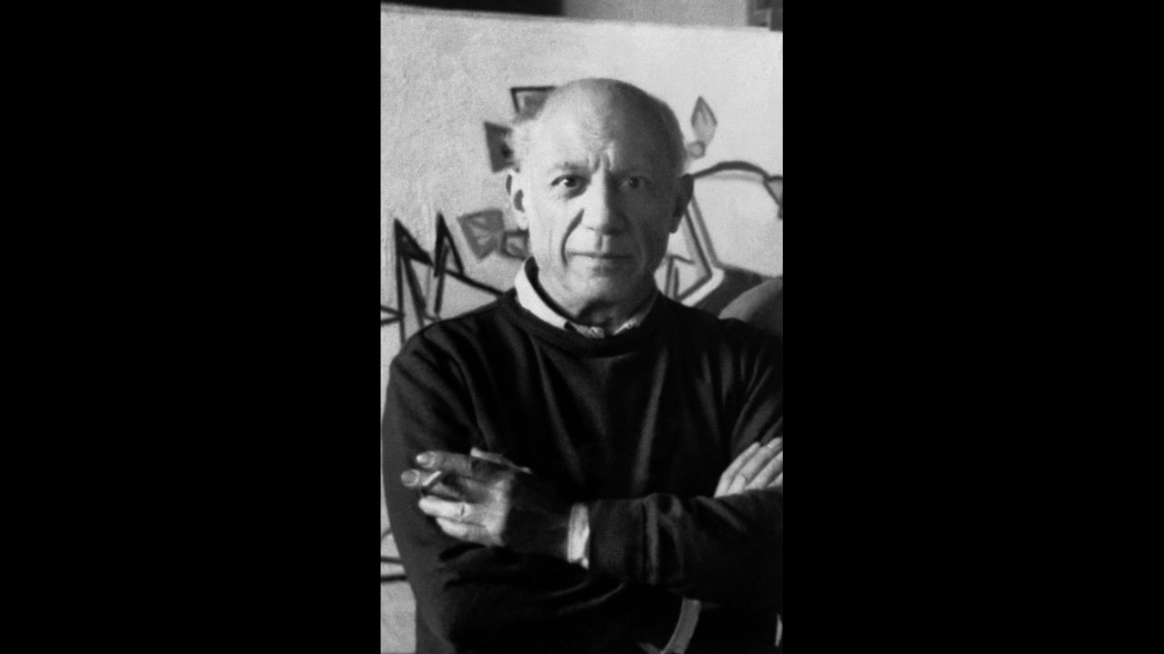 Legendary artist Pablo Picasso, pictured here in his atelier in Mougins in the 1960s, is said to have struggled with depression. 