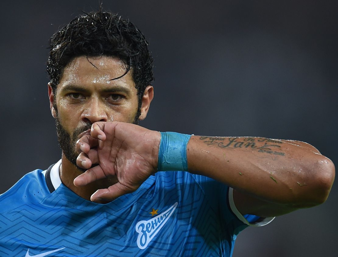 Brazilian Hulk was the most expensive signing in Russian Premier League history. 
The former Zenit Saint Petersburg striker said he faced racism in "almost every game" in Russia. 