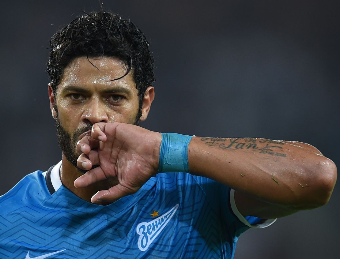 Brazil striker Hulk was the most expensive signing in Russian Premier League history.