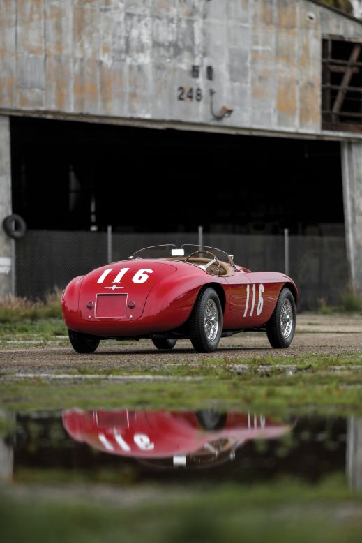 This award-winning 166 MM is a veteran that raced the Mille Miglia in 1951 and 1953 as well as the Pebble Beach Road Races.