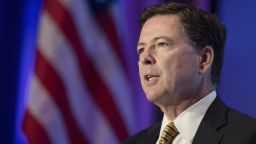 Federal Bureau of Investigation (FBI) Director James Comey speaks at the 2016 Intelligence and National Security Summit in Washington, DC, September 8, 2016. / AFP / JIM WATSON        (Photo credit should read JIM WATSON/AFP/Getty Images)