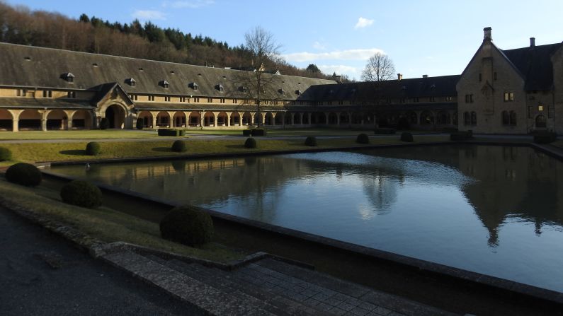 The cloisters of Orval provide a place of prayer and solitude.