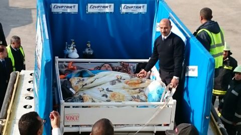Air ambulances usually have bigger doors to allow stretchers, but Eman didn't fit on a normal stretcher.